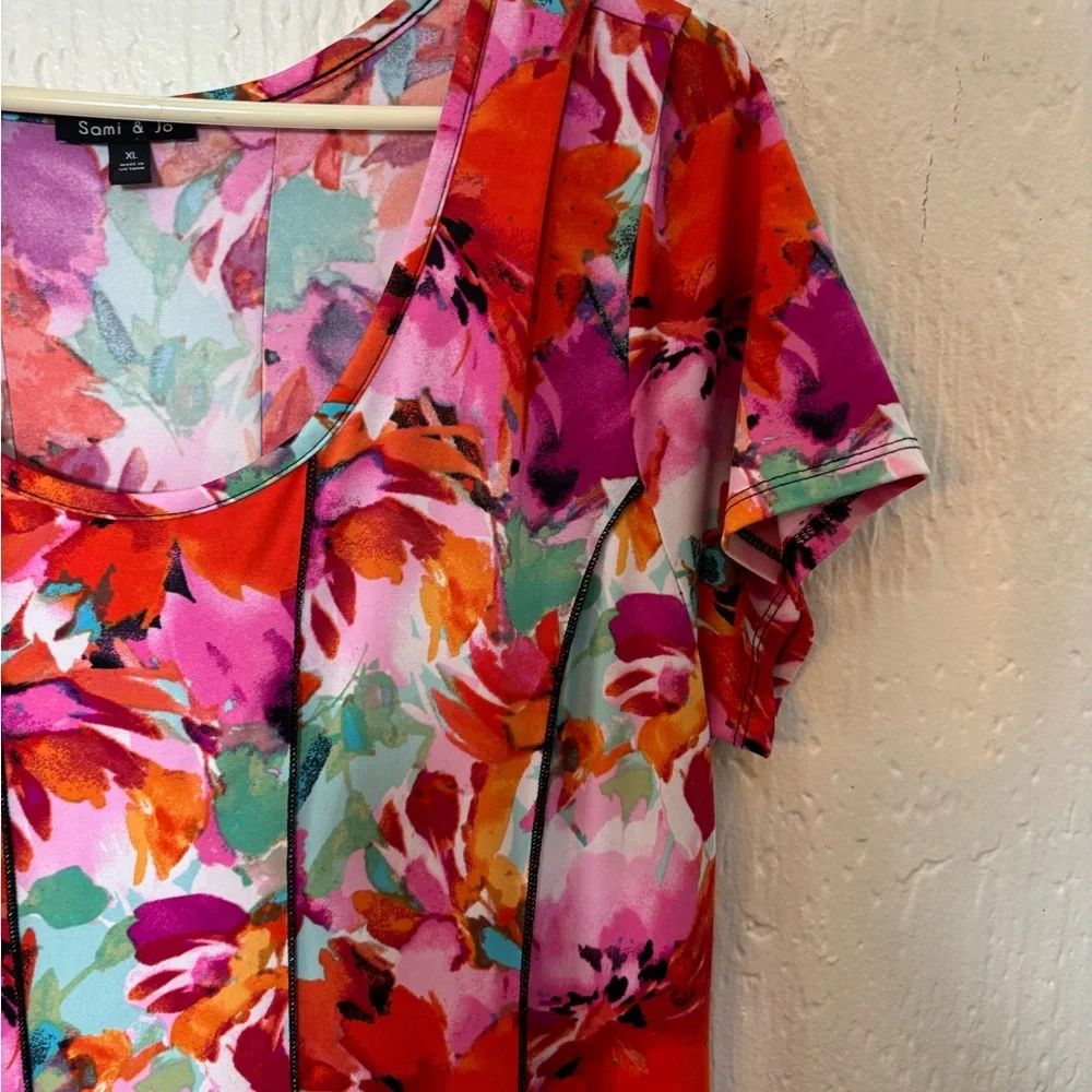 Sami & Jo Colorful Floral Maxi Dress - Picture 4 of 12